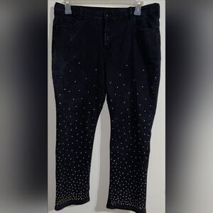 DG2 Diane Gilman Ladies Black Pants / Jeans 16WP